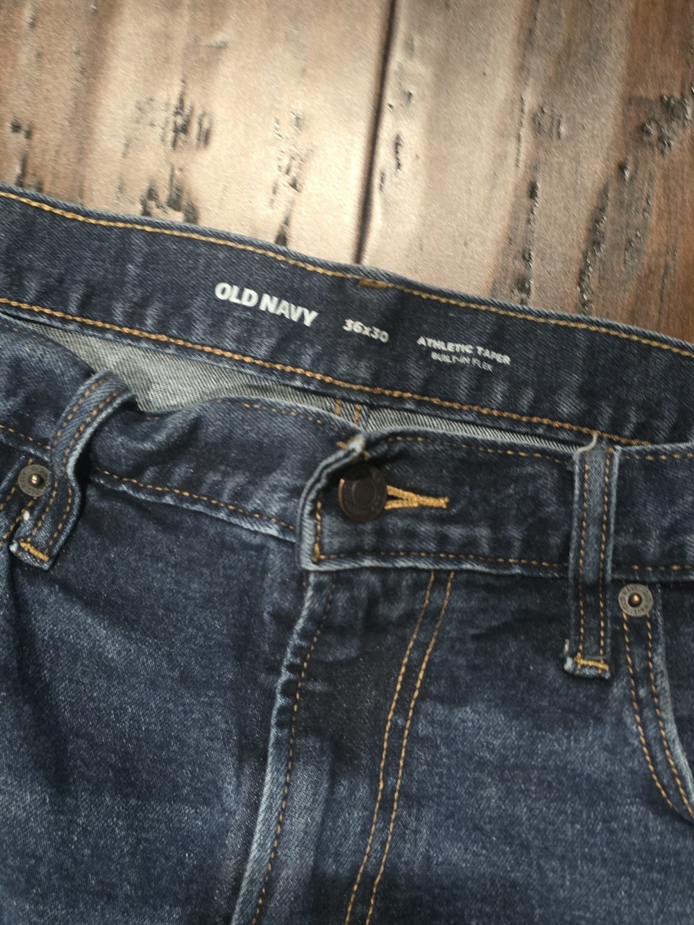 Old Navy Men's Slim Taper Jeans - Dark Indigo